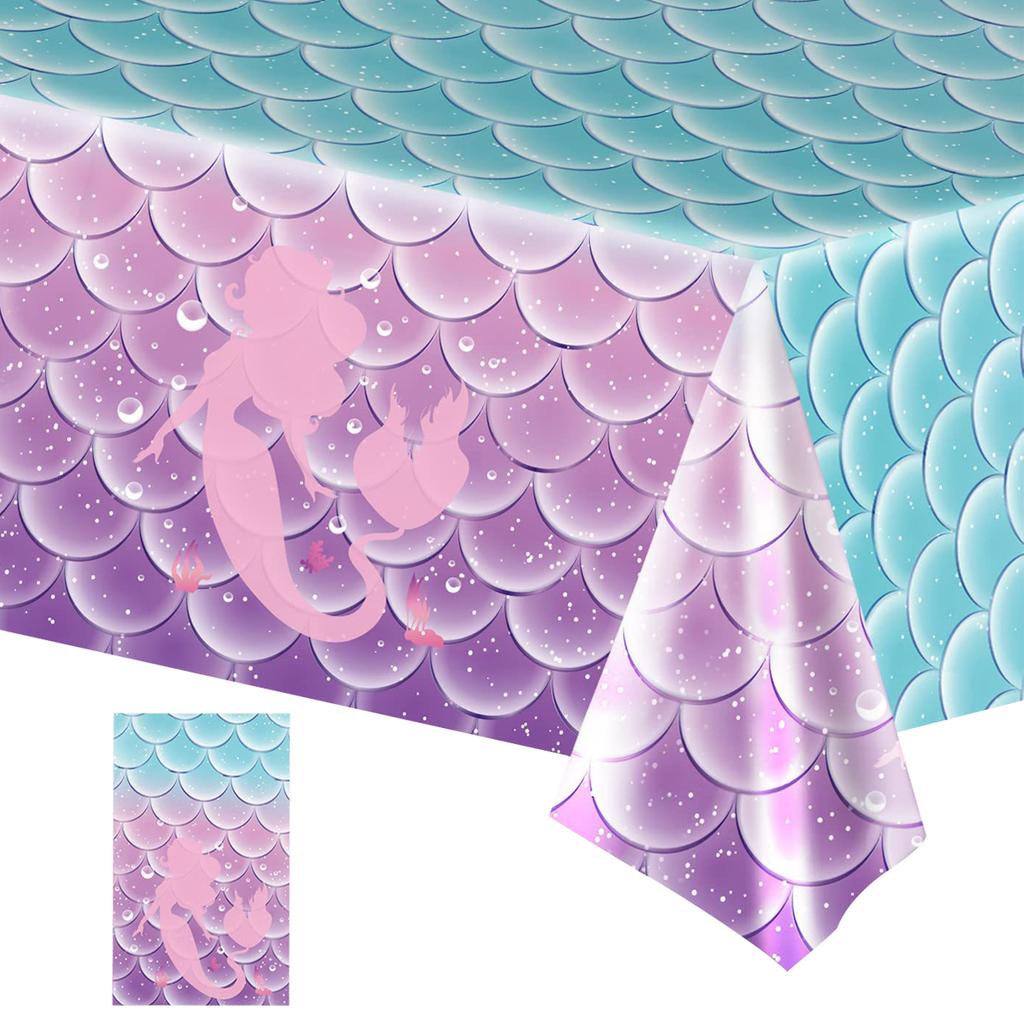 Butterfly Disposable Tablecloth Butterfly Hawaii Mermaid Birthday Party Decor Kids Wedding Party Supplies Baby Shower