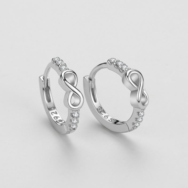 Tancise 925 Sterling Silver Zircon Earrings Drop Earrings For Women Wedding Party Gifts