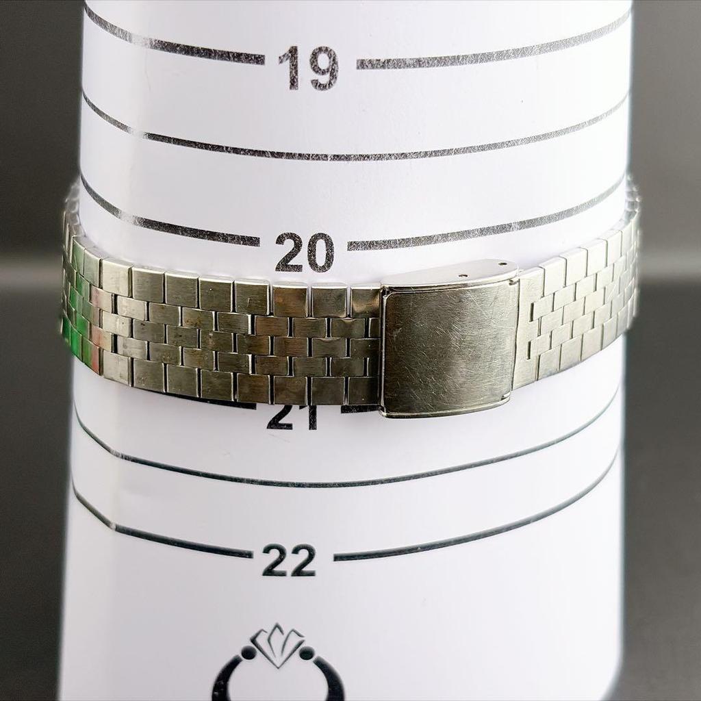 Used [Rare] Old Seiko Type II Day-Date Quartz Silver Men's Watch