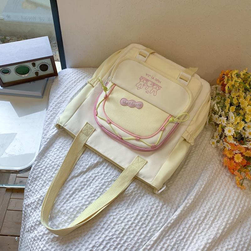 Сумка через плечо с цветными блоками — фото 21