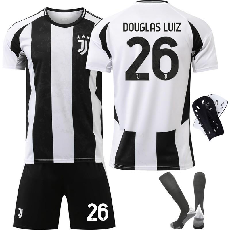 2425 Maillot de Football Juventus N°. 9 Hovic 10 Ildez 7 Chiesa 19 Thuram Ensemble