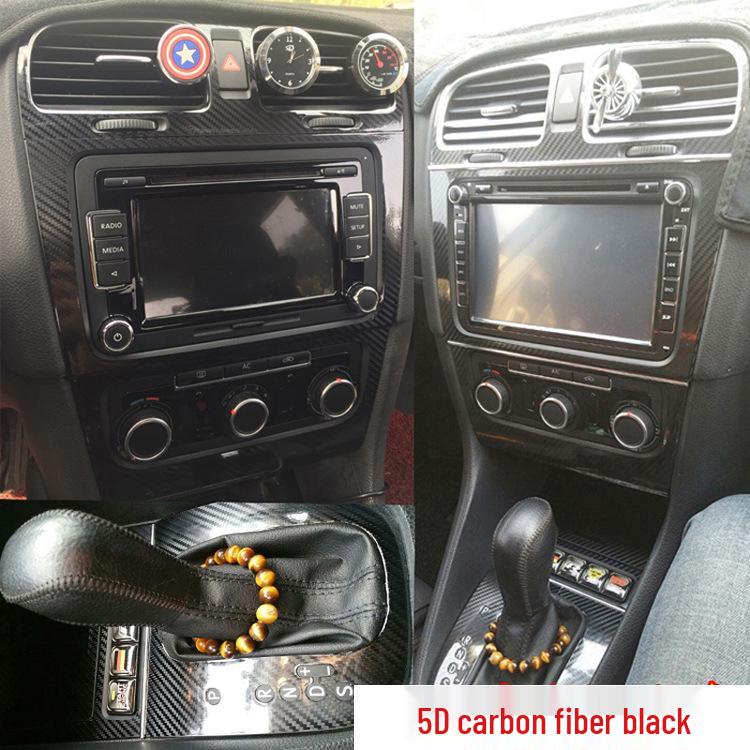 Golf 6/GTI Carbon Fiber Interior Console Protection Stickers