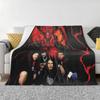 US Pantera Band Dimebag Darrell Poster Blanket Soft Warm Flannel Throw Blanket Bedding for Living room Picnic Travel Home Sofa