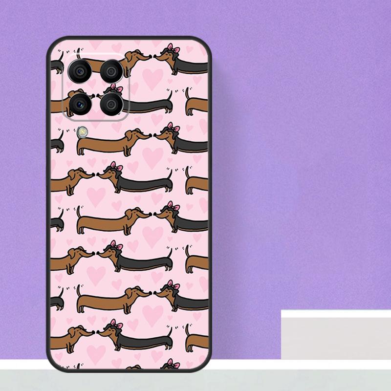 Dogs Dachshund Cute Case For Samsung Galaxy M23 M20 M32 M52 M56 M16 M36 M54 M34 M14 M35 M55 M15 M11 M31 M13 M53