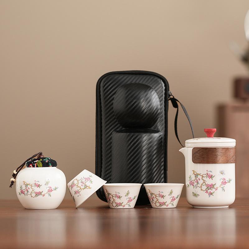 Portable Chinese wisteria spend time making tea ancient rhyme pot business express cup practical gift enterprise