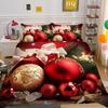 Christmas Lantern 3D Printed Polyester Pillowcase Quilt Cover Two Or Three Piece Set