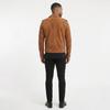 Men's Suede Genuine Pure Lambskin Leather Jacket Fit Stylish Tan Biker Handmade
