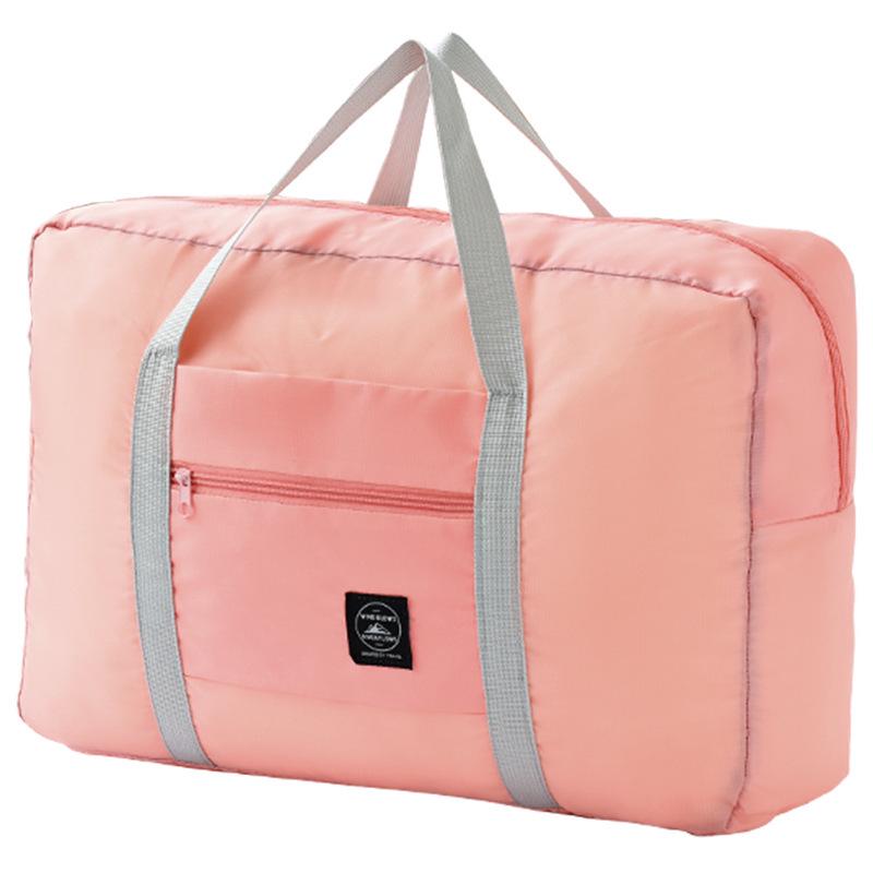 Large Capacity Folding Luggage Bag with Trolley Sleeve