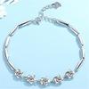 Korean-style Silver-plated Windmill Bracelet for Women Simple Starfish Bracelet Five-pointed Flower Bracelet, Sweet Jewelry