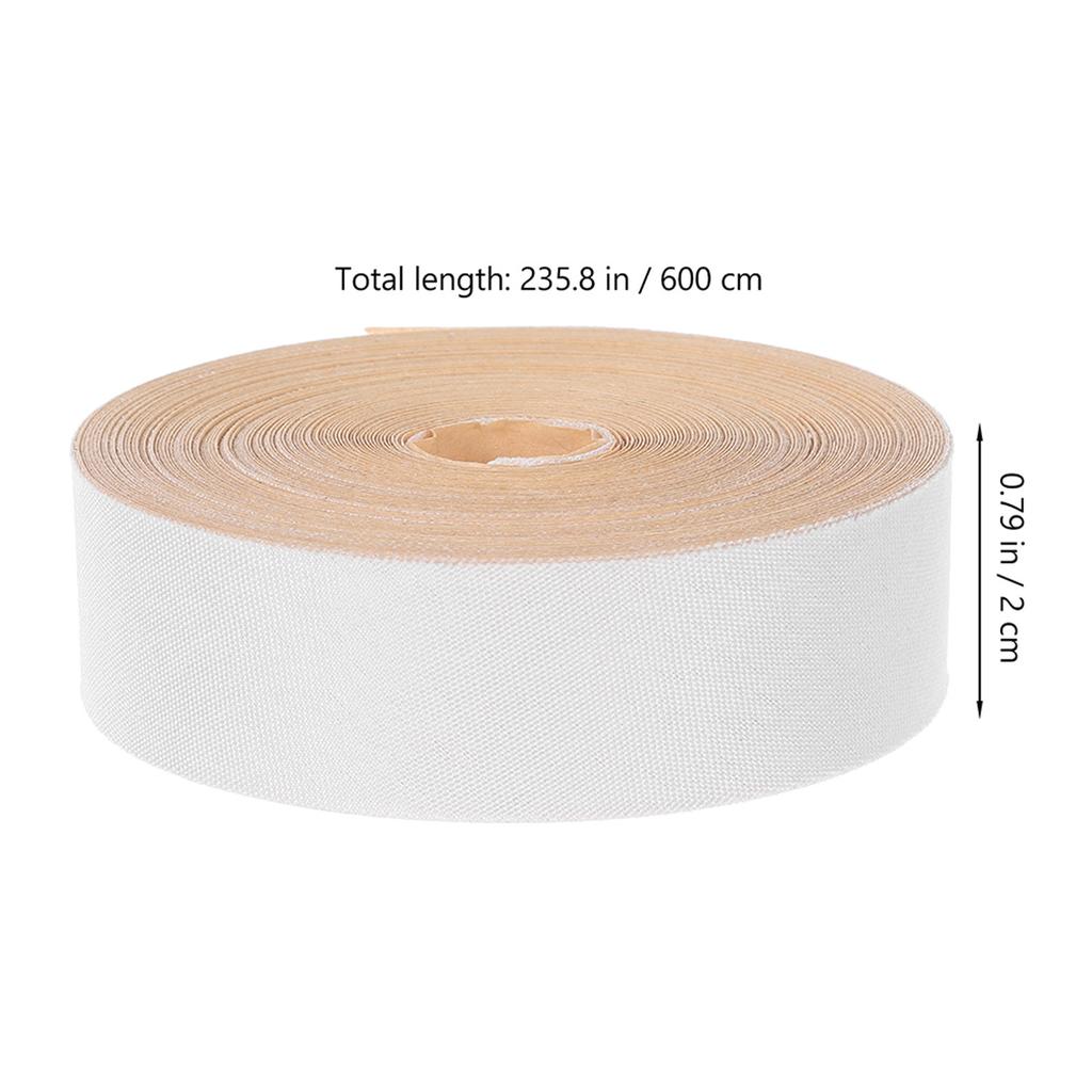 4 Rolls Lampshade Edge Tape Sticky Self Adhesive Fabric Hem Tape for DIY Sewing Projects Curtain Binding Seaming Quilting Piping