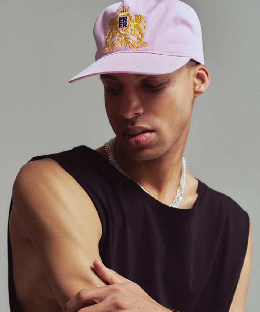ERER Lion 5-Panel Cap Pink