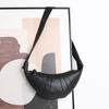 2025 New Versatile French Fashionable Croissant Niche Texture Dumpling Bag Crossbody Waist Sheepskin