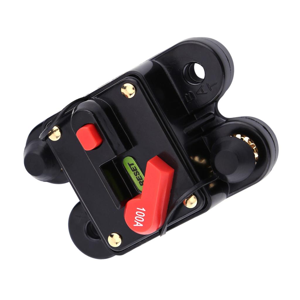 DC12V Ayırıcı Devre Kesici Araba Deniz Tekne Bisiklet Stereo Ses Sıfırlama Sigortası(100A)
