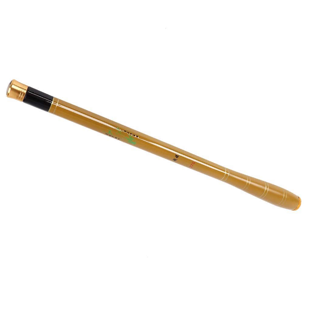 Angelrute Carbon Mini UltraKurz UltraLeicht Tragbar Teleskopisch Reise Bachrute(2,7 Meter )