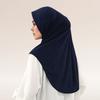 Muslim Women Cotton Modal Instant Hijab Solid Undercap Malaysia Inner Cap Bonnet Islam Turban Loop Scarf Eid Prayer Hijab