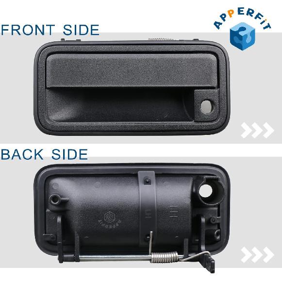 APPERFiT All Metal Exterior Door Handle Front Left Driver Side Compatible With 1995-2000 Chevrolet Chevy Tahoe Suburban C1500 C2500 C3500 K1500 K2500