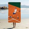 Tennis US French Open Sport Canvas Mikrofaser Strandtuch Saugfähig Schnelltrocknend Weich Yoga Schwimmen Resort Bergsteigen Handtuch