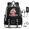 Genshin Impact Cosplay Backpack Schoolbag Teens Students Boys Girls Anime Cartoon Oxford Waterproof School Bag Travel Laptop Bag