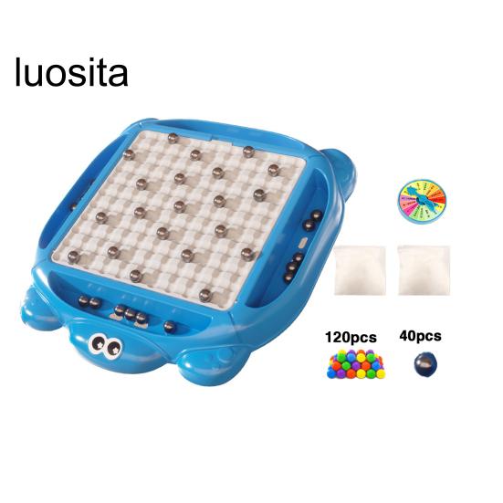 

1 комплект магнитной шахматной настольной игры с магнитным камнем, интерактивная тренировка логического мышления для родителей и детей B