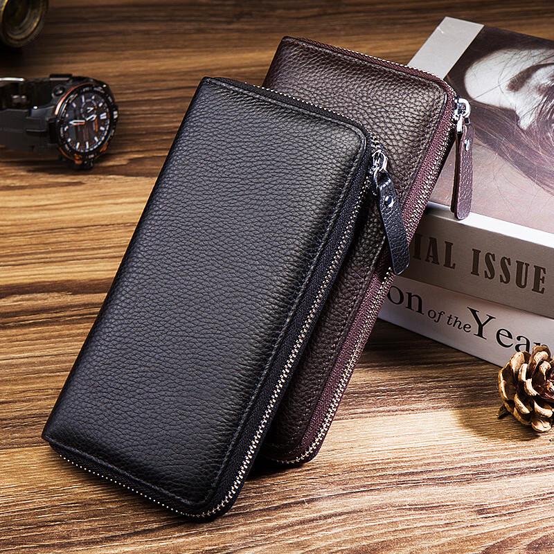 WEZHO Men's First-Layer Cowhide Wallet