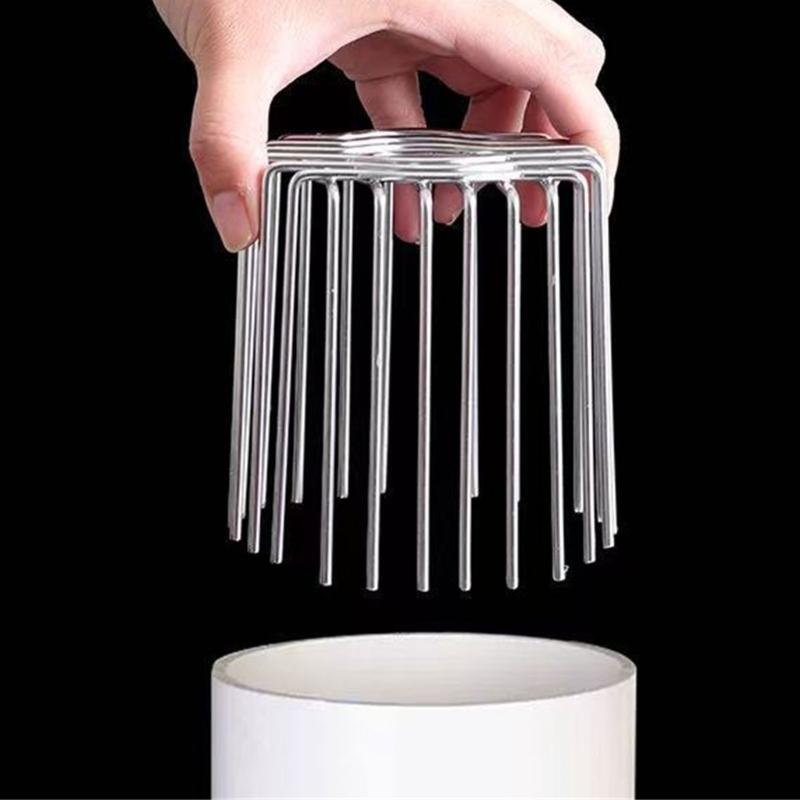 Havalandırma Borusu Koruyucu Drenaj Izgaralı Koruyucu Kavisli Çelik Tasarım Mutfak Banyo Drenajları İçin Hayvan Girişini Önler