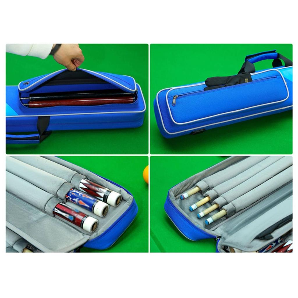Billiard Cue Case Hard Shell Portable Stick Holder for Pool Players