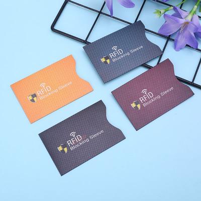 Credit Cards Protect Case Cover Paper Rfid Card Holder Aluminium Anti Thief