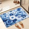 Non-Slip Chinese Lotus Diatom Mud Bath Mat: Water-Absorbent & Cuttable