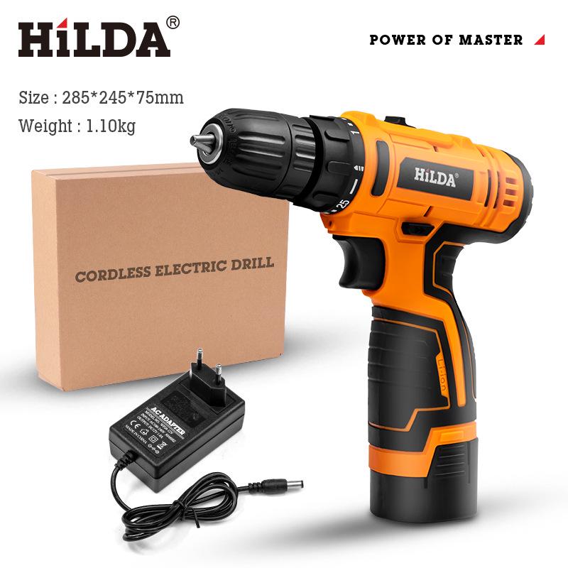 Hilda Lithium Dual Speed Electric Drill & Screwdriver