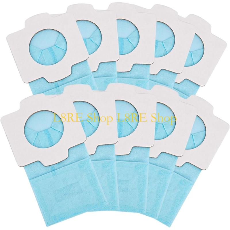 L8RE Pack of 9 High Capacity Dust Bag Dirt Disposal Bag Set Dust Bag Nonwovens Texture Suitable for Efficient Home Cleaning