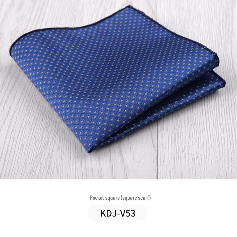 Sciarpa Quadrata alla Moda da Uomo - Accessorio Professionale per Completo Business con Stampe Opzionali