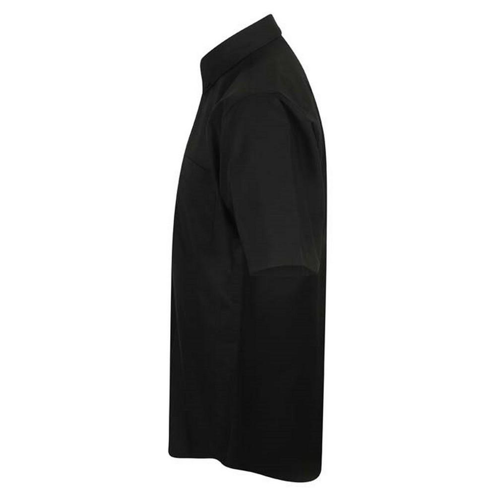 Henbury Mens Wicking Short-Sleeved Shirt