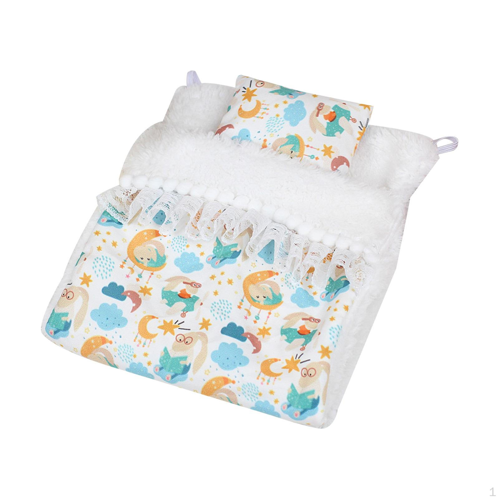 

Кукольные постельные принадлежности, простыня и подушка, сделай сам, печатная ролевая игра, обучающая игрушка для 15 см 17 см