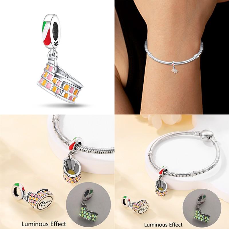 Fit Charms Fororiginal Bracelets Diy Notre Dame De Paris Bead 100% Copper Jewelry Making For Women Gift