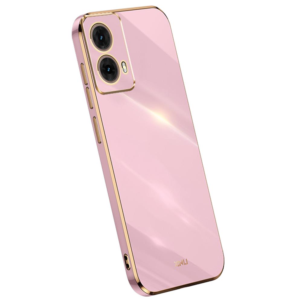 XINLI For Motorola Moto G85 5G Case TPU Phone Cover with Electroplating Frame