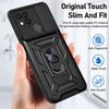 For OPPO A15 A15S Case Shockproof Armor Car Magnet Ring Silicone Phone Case for OPPO A12 A16 Stand Holder Back Cover