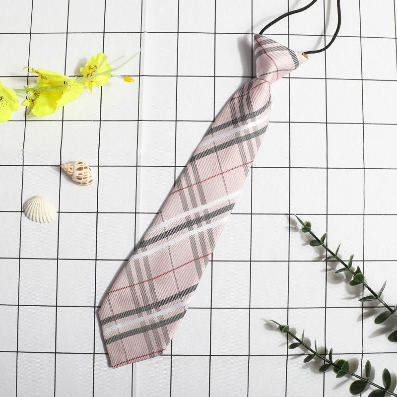 Jk Small Tie Female College Style Lazy Japanese Plaid Uniform Shirt Tie Student Ins Men'S And Women'S Short Styles Free Of Charge