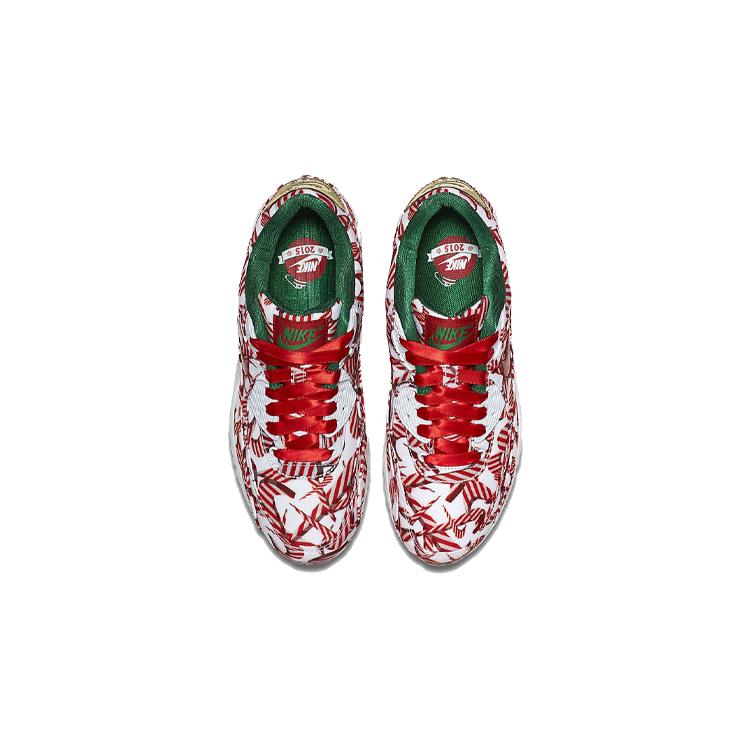 New Nike Air Max 90 Candy Cane Christmas 2015 Women's 813150-101