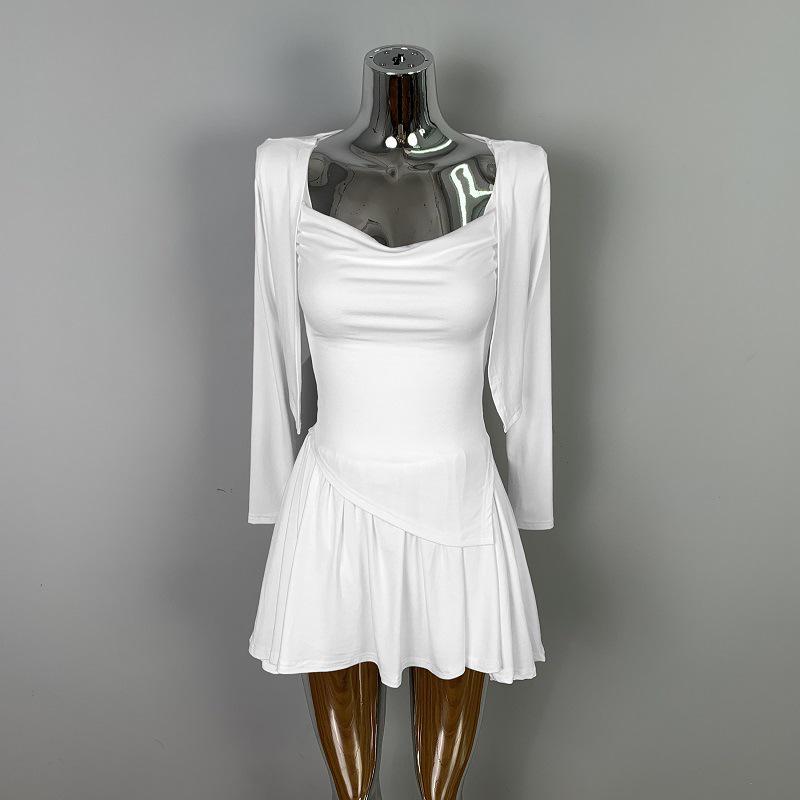 Korean Dongdaemun Slimming Sexy Style Camisole Cardigan & Skirt Set