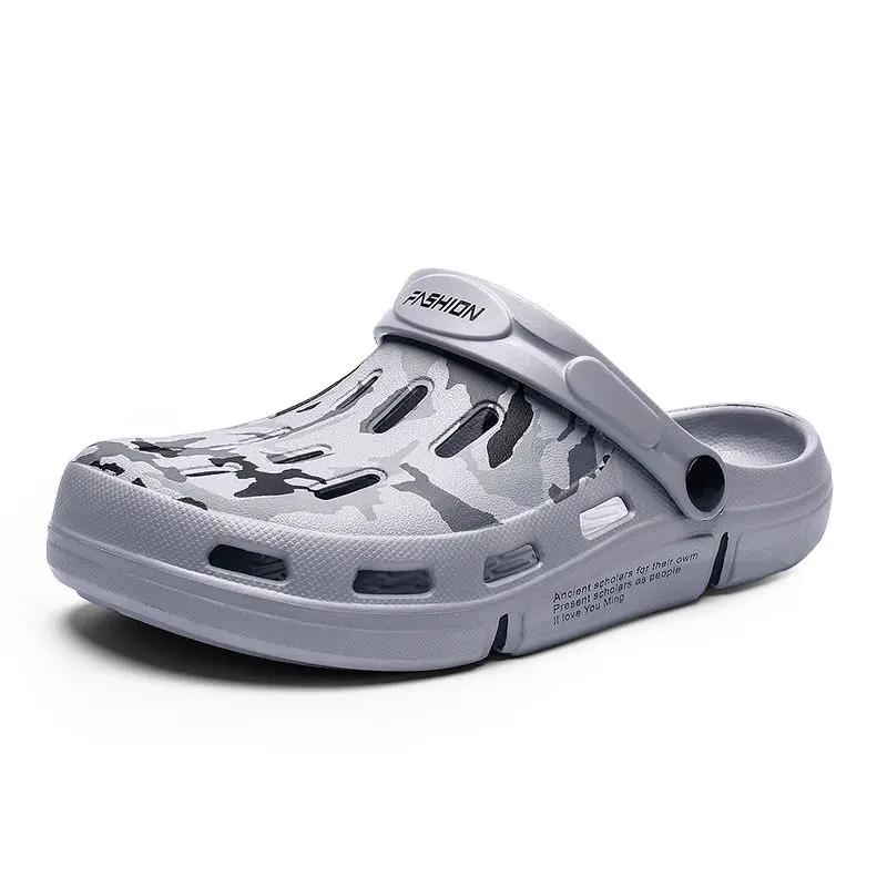 Slippers for Men Beach 2024 Fashion Pvc Sandals Man Adult Style Clappers Elegant Comfortable Rubber Mascullino Casual Shoes Y2k