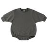 Korean Style Baby Cotton Long Sleeve Romper - Solid Color Bodysuit for Newborns