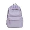 Schoolbag Wholesale Large Capacity School Bag Female Junior High School Student Girl Simple Japanese High School Student Backpack Design Sense 