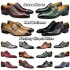 Fashion Italian Designer Men's Leather Shoe Loafers - Deluxe Pointed Toe Dress Shoes for Business & Weddings (Wholesale/Dropshipping)