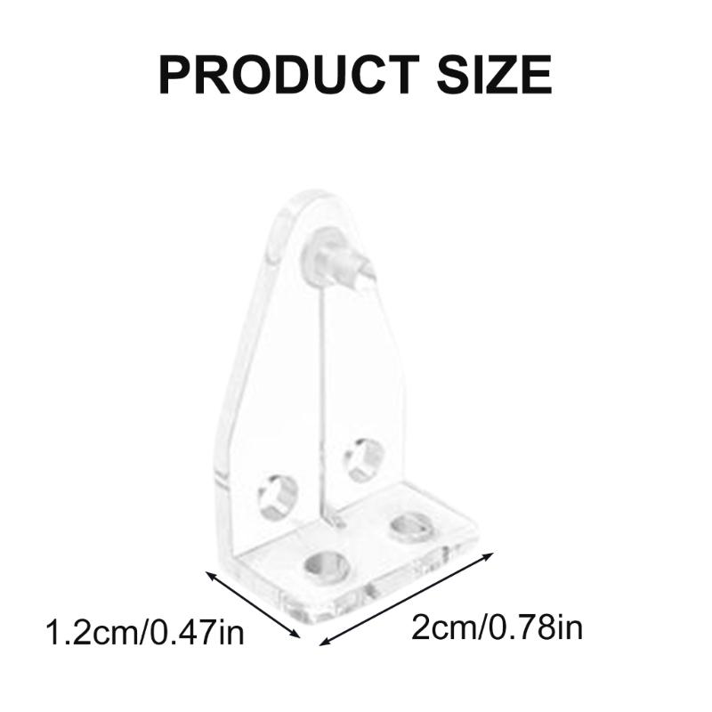 20Pcs Blind Hold Down Clips Blind Bottom Rails Holders Brackets Window Shade Positioning Hook for Drapes and Curtains