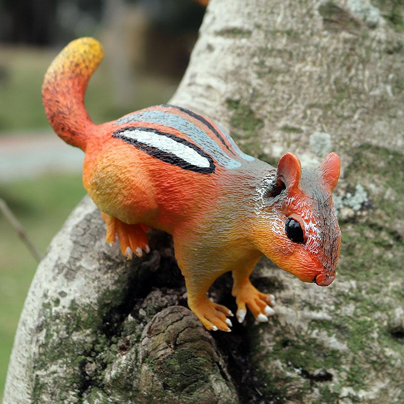 Oenux Simulation Wild Muroid Animal Squirre Mouse Sugar Glider lMarmot Rat Chinchilla Model Action Figures Lovely PVC Kids Toy