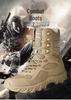Men's Tactical High-Top Waterproof Boots - Breathable Combat, Desert, Hiking, and Outdoor Shoes