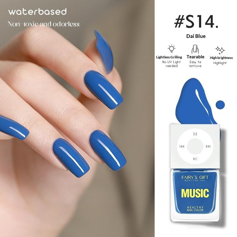 Water-based Nail Polish, No Baking Required, Long-lasting, Quick-drying, Peelable, Odorless, Brightens Hands and Feet.