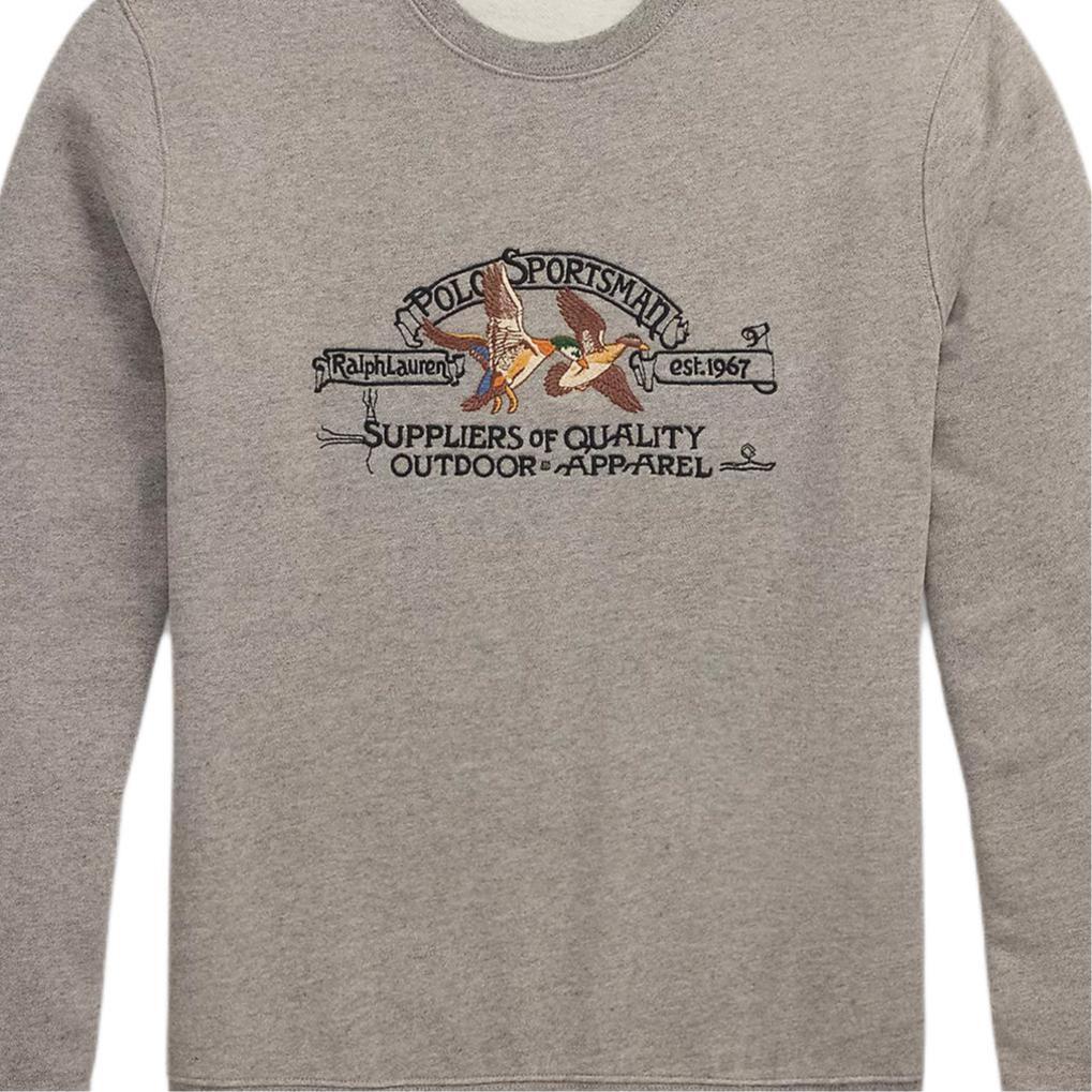 Polo Ralph Lauren Polo Sportsman Fleece Bedrucktes Langarm-Sweatshirt Herren sweatshirt 710981141-001