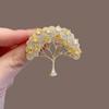 Diamond Butterfly Versatile Simple Brooch Flower Anti-light Pin Clothing Accessories Corsage
