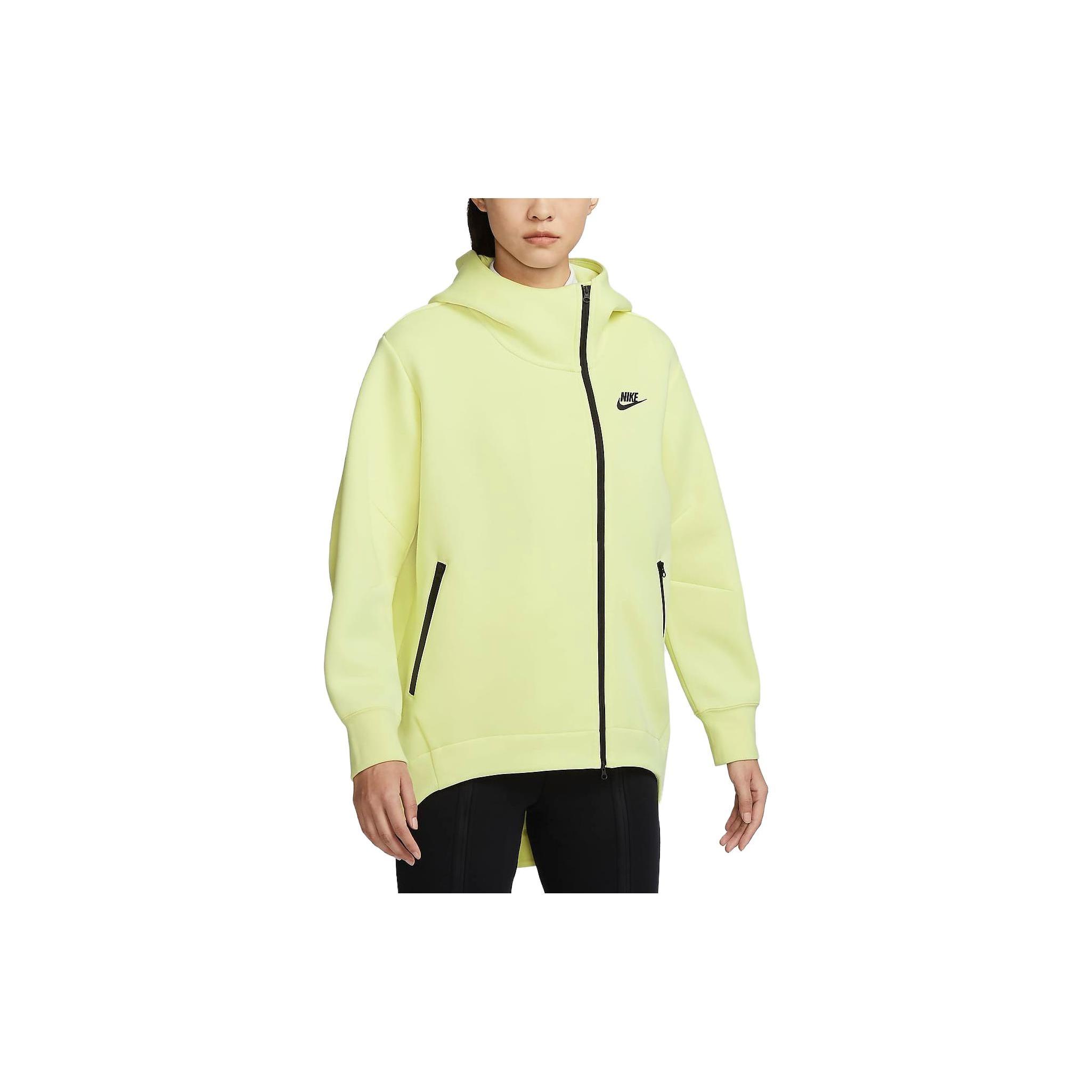 (WMNS) Nike Sportswear Tech Fleece Windrunner Full-zip Hoodie Light Green Women s FB8244-331 L